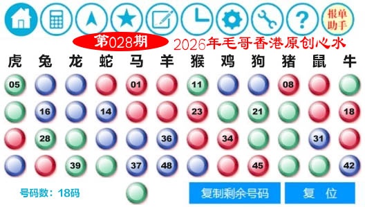 028期毛哥心水[图]